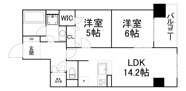 【間取り】 | グレンパーク梅田北