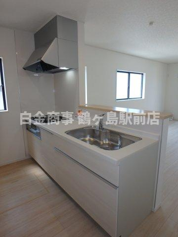鶴ヶ島市藤金新築戸建のキッチン