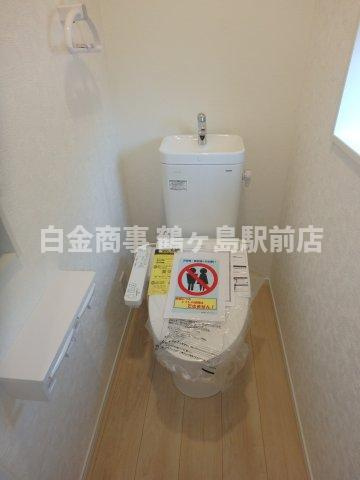 鶴ヶ島市藤金新築戸建のトイレ