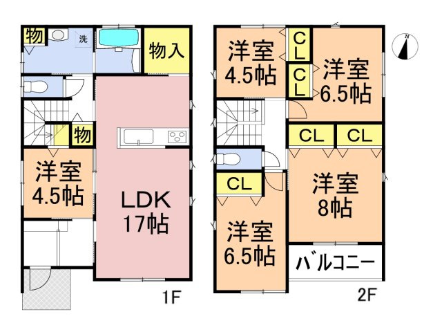 新築戸建　各務原市那加日吉町　全1区画分譲の間取り|■A棟　■ヤマダ不動産　株式会社リライフ　
■夢のマイホーム購入をフルサポートします！
