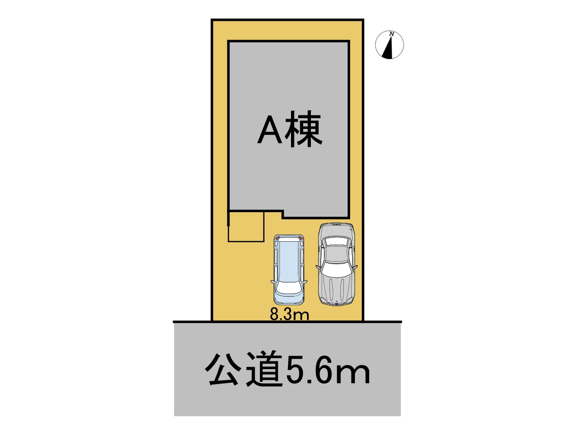 新築戸建　各務原市那加日吉町　全1区画分譲の区画図|■区画図
■YAMADA電機の　ヤマダ不動産　株式会社リライフ　
いつでもお問合わせ下さい。