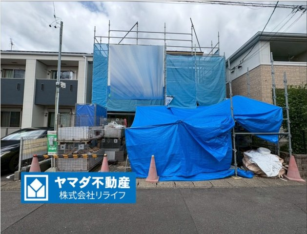 新築戸建　各務原市那加日吉町　全1区画分譲の前面道路含む現地写真|「現地（2026年4月27日）撮影」　
■外観写真　
■ヤマダ不動産　株式会社リライフ　