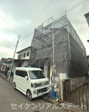 大野台7丁目　新築戸建ての前面道路含む現地写真