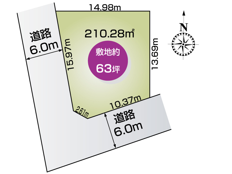 【8号地：区画図】