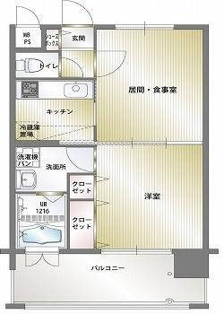 新品家具付きマンション高砂16B(KaGood福岡)