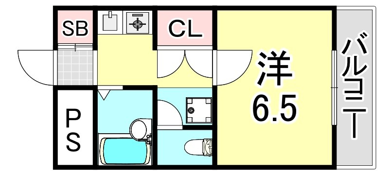 コーポ岡田の間取り