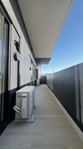 ル・シエール清水のバルコニー