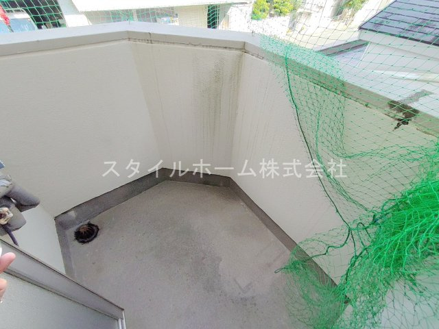 山中荘　Aのバルコニー