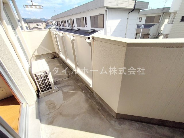 山中荘　Aのバルコニー