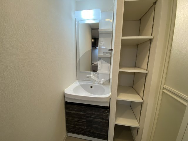 東大阪市足代新町の賃貸マンションの独立洗面台
