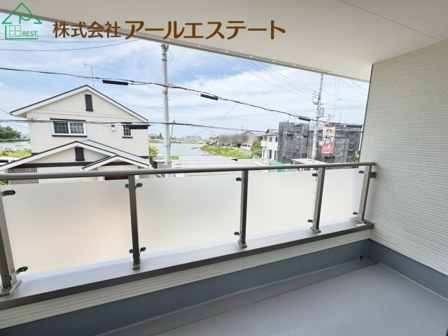 加古川市野口町北野13期　　新築戸建のバルコニー