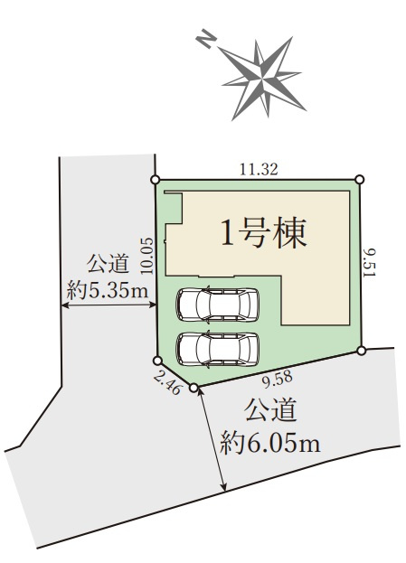 加古川市野口町北野13期　　新築戸建の区画図