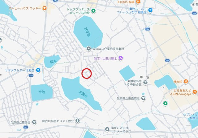 加古川市野口町北野13期　　新築戸建の地図