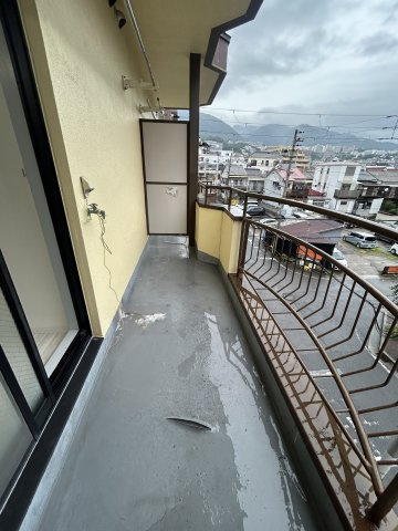 三景マンションのバルコニー