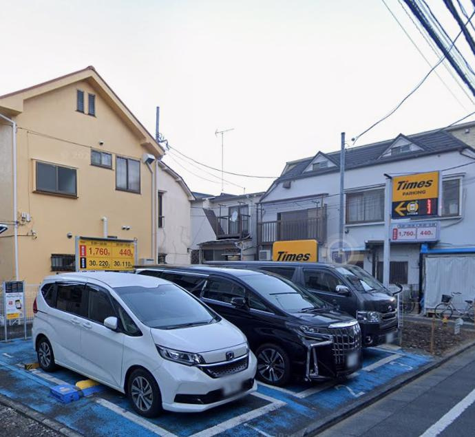 中野区中央１丁目の事務所の周辺