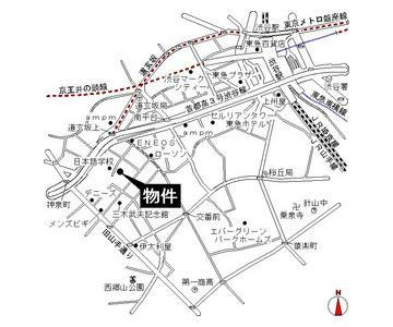 秀和第二南平台レジデンスの地図