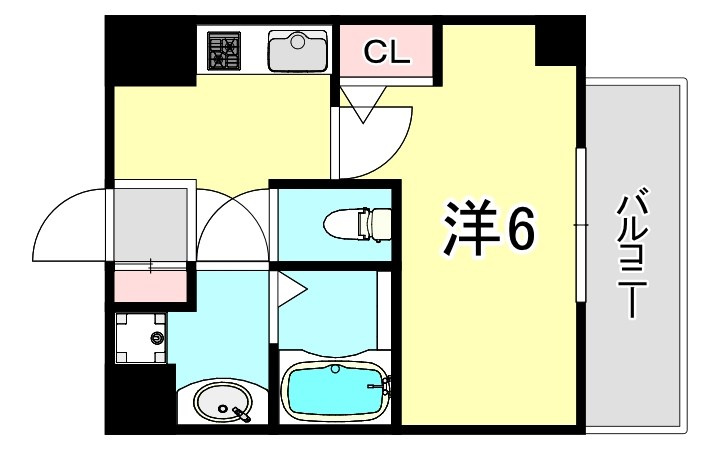 神戸国香通Futurの間取り