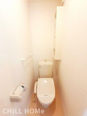 ヴィラ　プラシードＡのトイレ|当社、チルホームのHPもご覧ください(^^)/物件情報多数♪