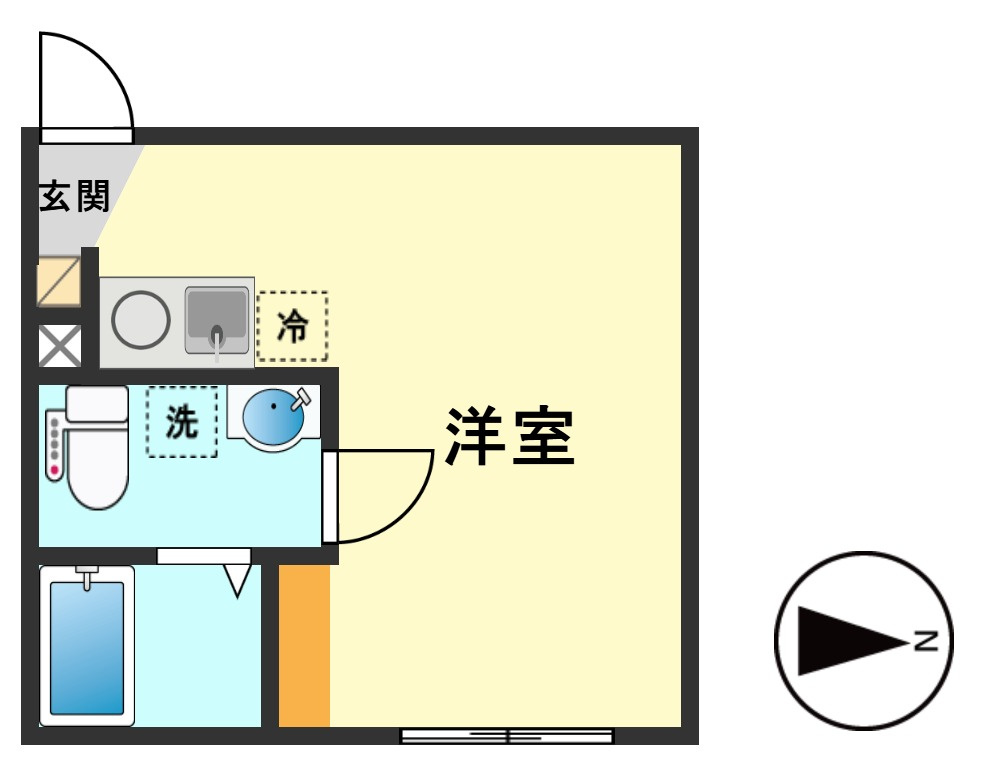 アミスタ新小岩の間取り
