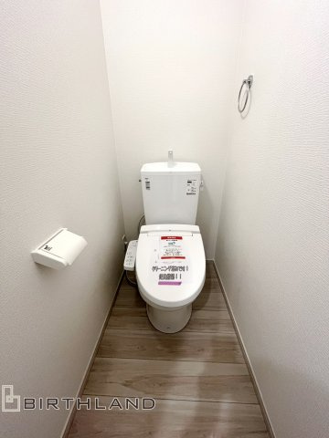 新築戸建・新築建売　福島市大森2期　大森小学校・信夫中学校のトイレ|白を基調とした清潔感のある空間です！