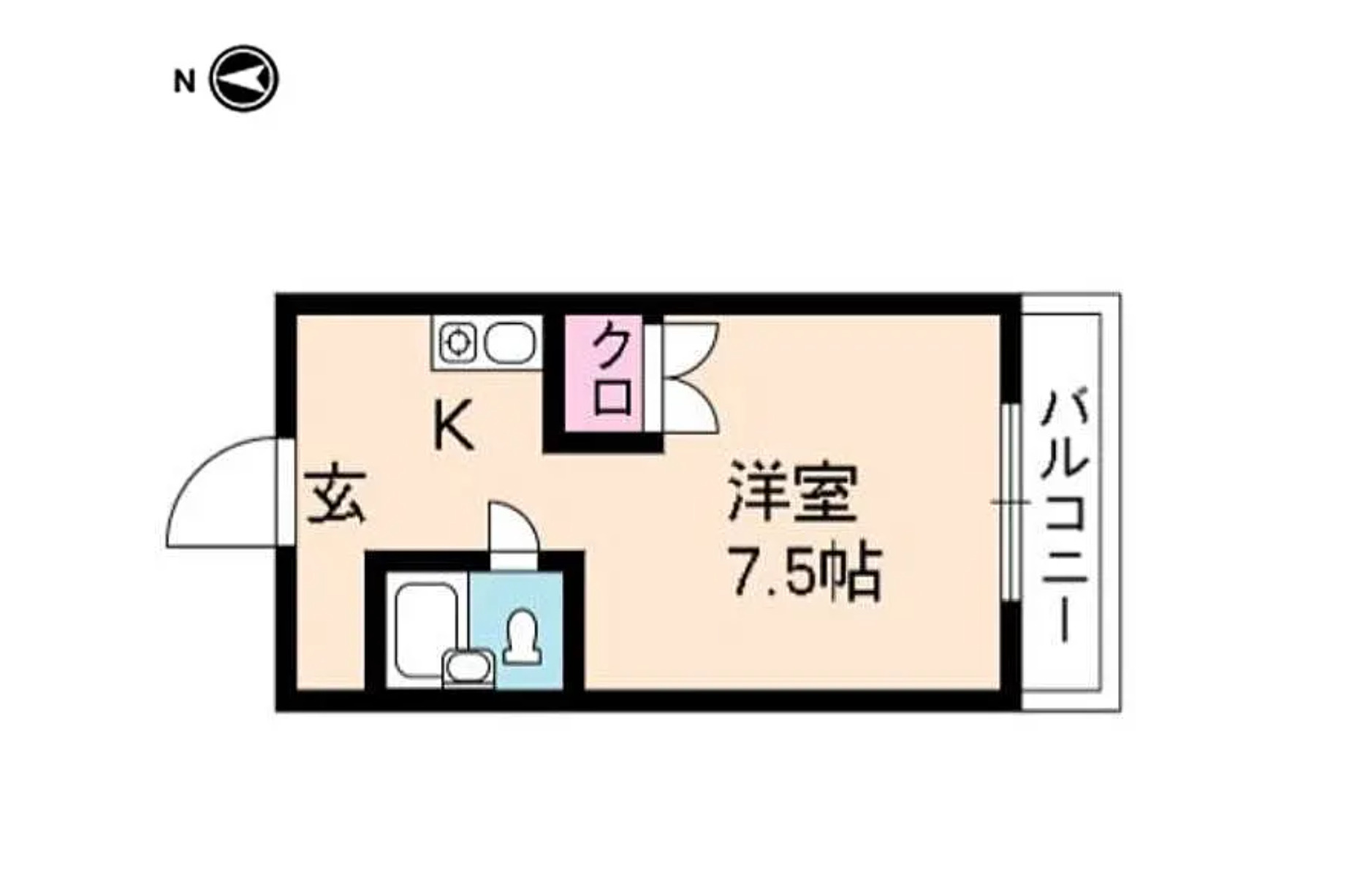 京都市西京区1棟収益売りマンション＜AXIA京都＞「上桂駅徒歩11分」「桂駅徒歩15分」の間取り