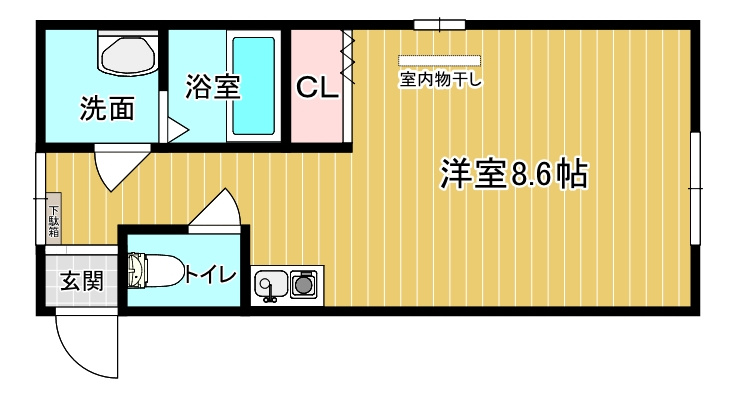 ヴィラ北村の間取り