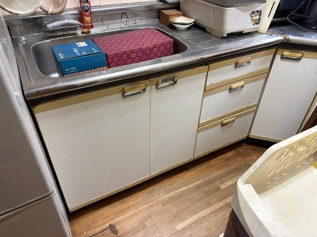 閑静な住宅地●リフォームやリノベーション用に最適●収納充実５Ｋ●山科区川田菱尾田のキッチン|キッチン
