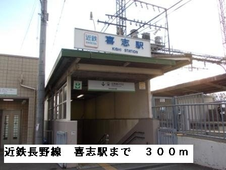 ラフィネアルブルの周辺|近鉄長野線喜志駅まで300m