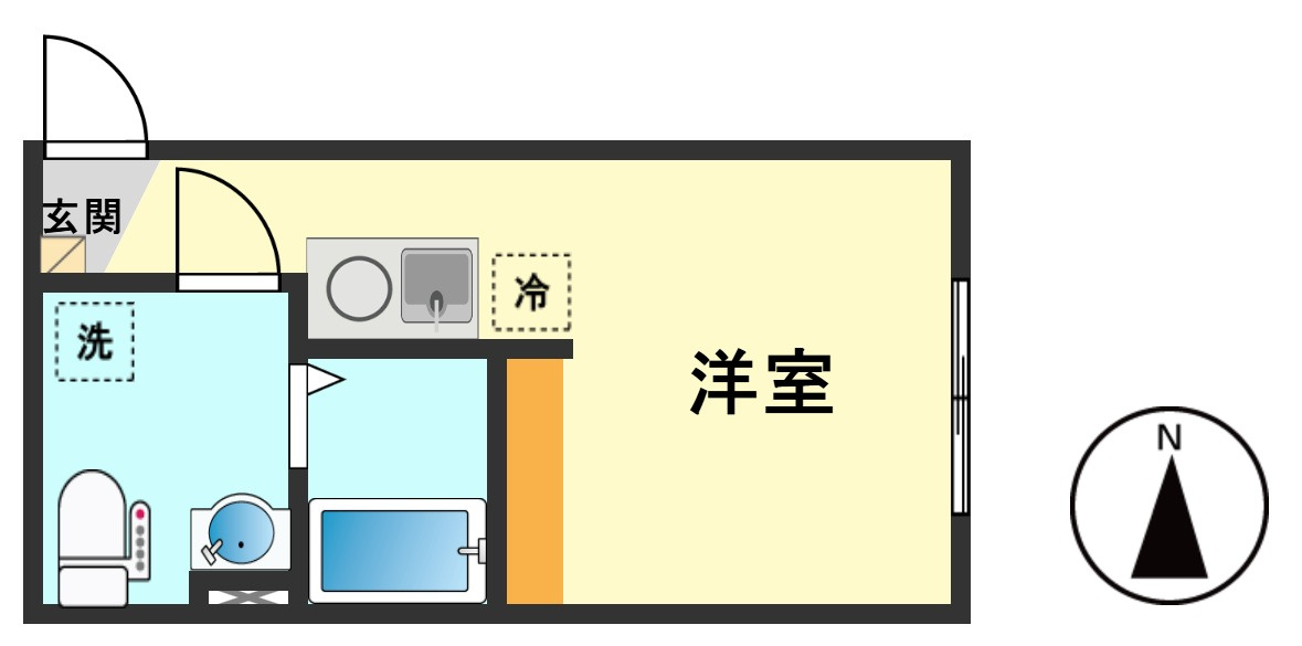 アミスタ新小岩の間取り
