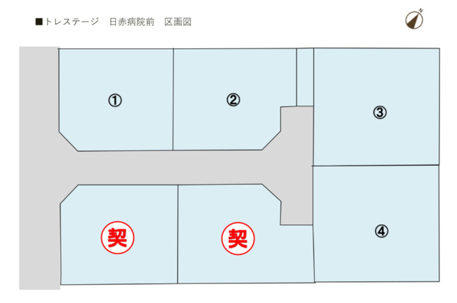 【区画図】 | トレステージ日赤病院前 | ☆区画図☆