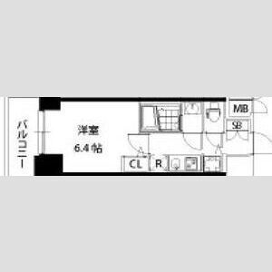 S-RESIDENCE江坂の間取り