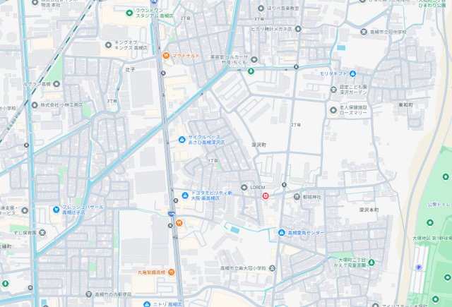 29日(土)30日(日)現地ご見学可能！高槻市深沢町　限定1邸の地図