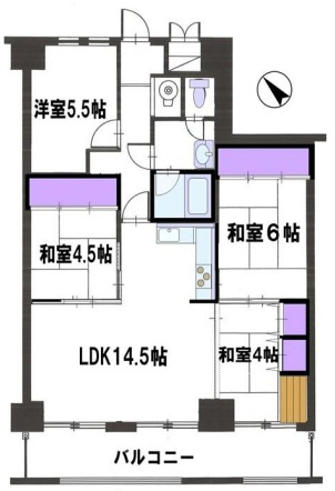 フロンティアビレッジ琴似コートの間取り