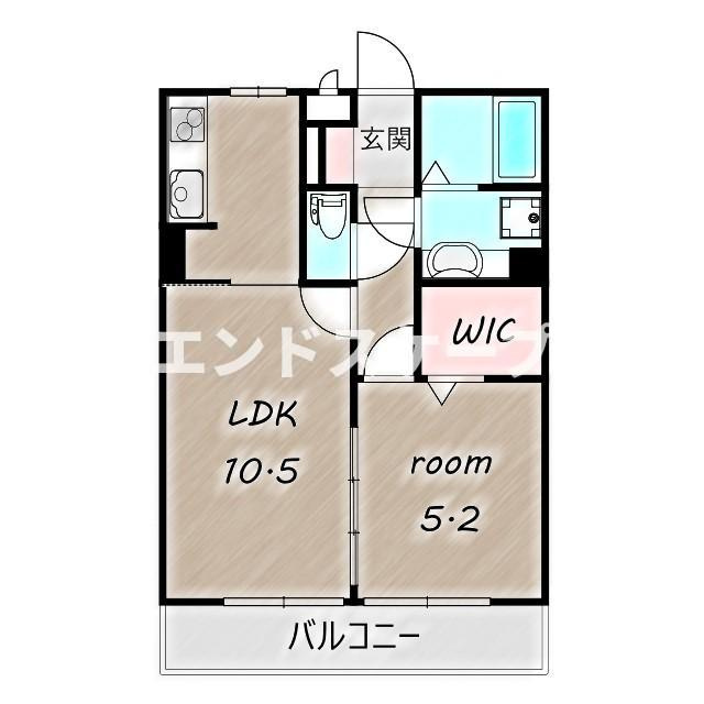 カラーズ ガーデンの間取り|高崎、前橋、伊勢崎エリアのお部屋探しはエンドスケープまで！お客様の理想お聞かせ下さい♪

