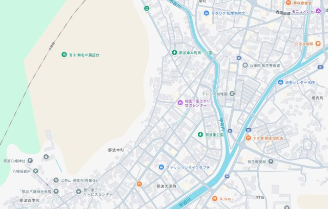 相生市那波本町　新築一戸建ての地図