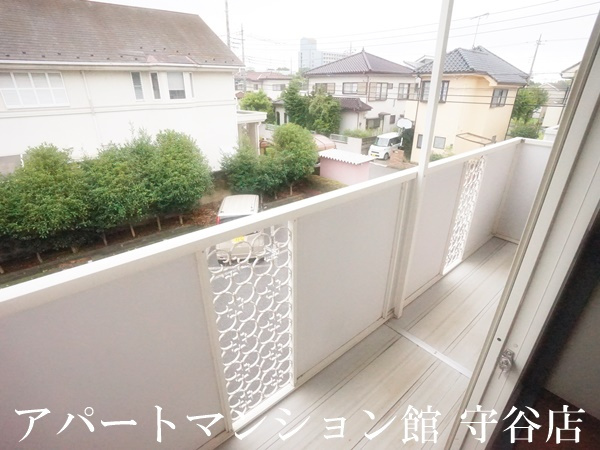 シティあすびのバルコニー
