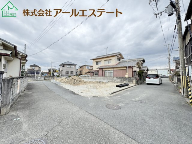 高砂市曽根町1期　　山陽電鉄「曽根駅」徒歩8分の前面道路含む現地写真