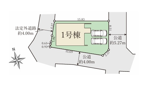 高砂市曽根町1期　　山陽電鉄「曽根駅」徒歩8分の区画図