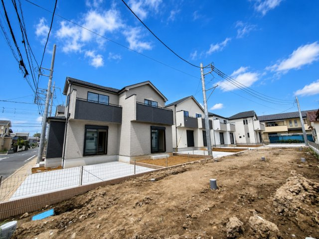 吉川市　中曽根1丁目　新築戸建　全9棟の庭|簡単な家庭菜園も楽しめるお庭です