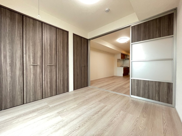 藤沢市湘南台６丁目のアパートの寝室