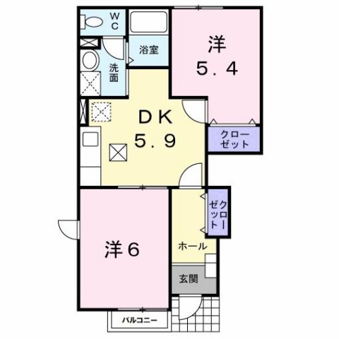 【間取り】 | プレイス赤坂Ⅱ