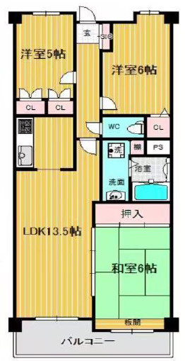 兵庫県西宮市老松町　一棟収益マンションの間取り