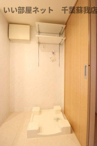 PARK　HILLS　MIYAKO　Ｈの洗面所|室内洗濯機置場