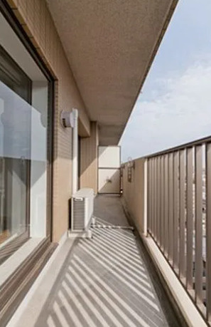 板橋パーク・ホームズのバルコニー