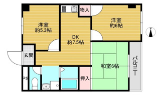 【間取り】 | サンライズ生駒