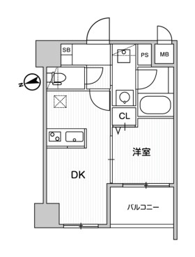 【間取り】 | Weave Base OMORI | 間取り図