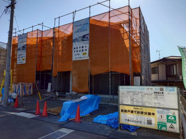 SUN COURTーサンコート－小倉南区葛原東2丁目【小倉南区　新築戸建て】の外観|現地撮影　2026,5,6　SUN COURTーサンコート－小倉南区葛原東2丁目【小倉南区　新築戸建て】