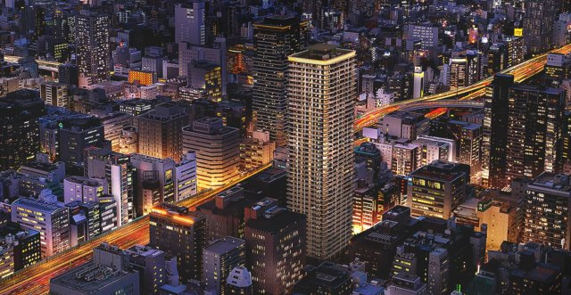 大阪市中央区のオーナーチェンジタワーマンション「堺筋本町徒歩1分」の外観