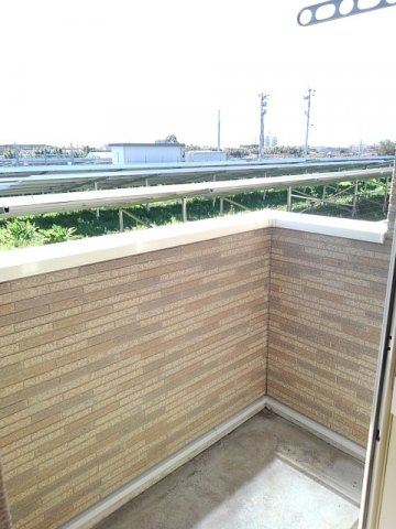 ハピネス・Ⅱのバルコニー