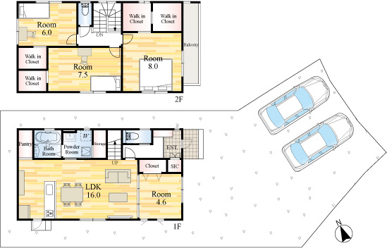 【間取り】の画像